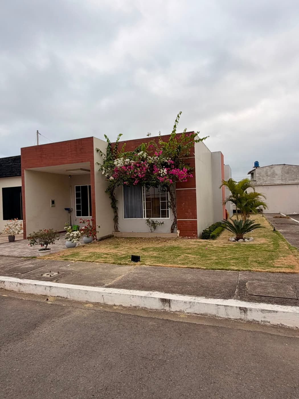 Villa con buganvillas en la Urbanización Dumarí, Santa Rosa